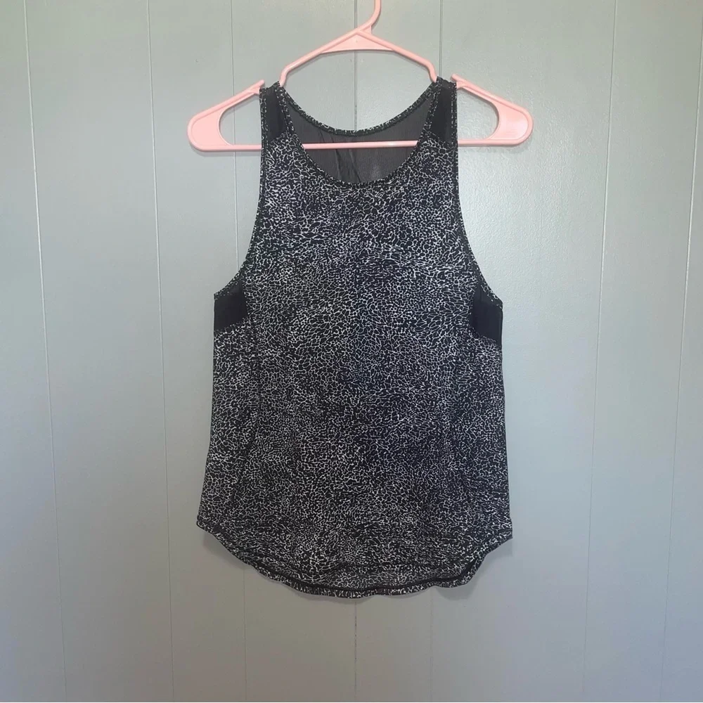 Lululemon Sculpt Tank II Polar Shift Alpine White Black Size 4